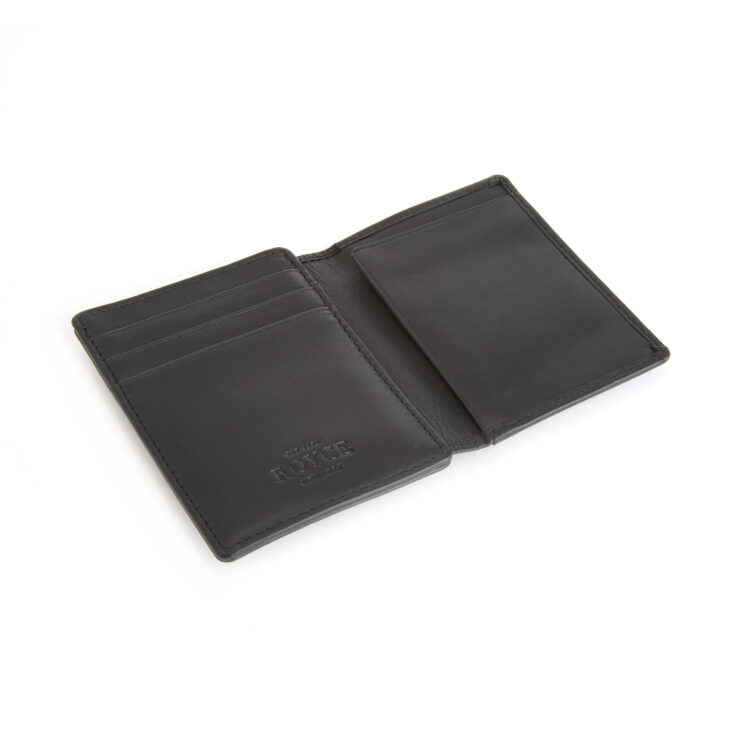 RFID Blocking Money Clip Wallet black