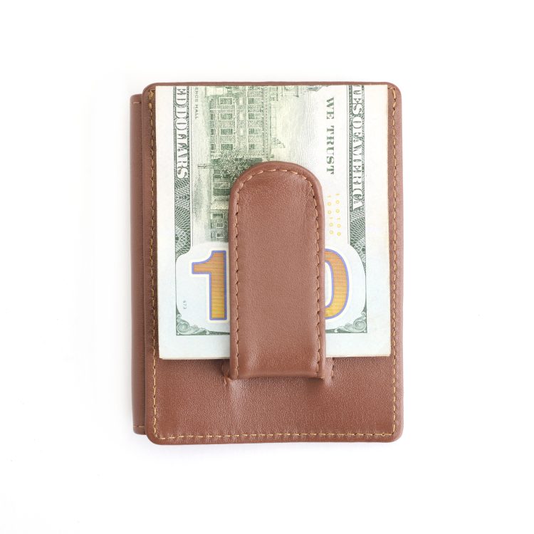 RFID Blocking Money Clip Wallet black