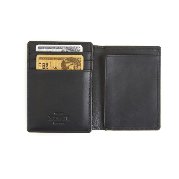 RFID Blocking Money Clip Wallet black