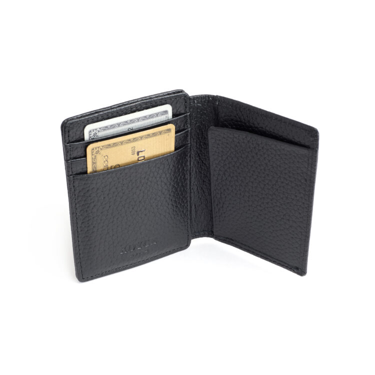 RFID Blocking Money Clip Wallet black
