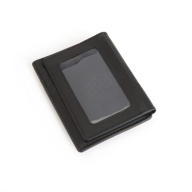 RFID Blocking Money Clip Wallet black