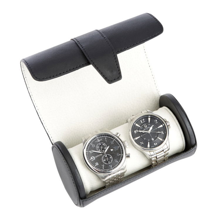 Double Travel Watch Roll black