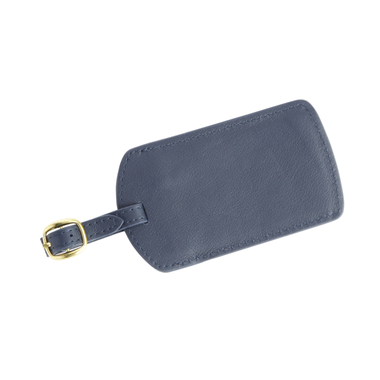 Luggage Tag with ID Window blue
