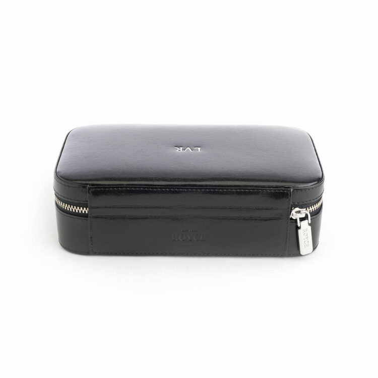 Zippered Travel Jewelry Case red