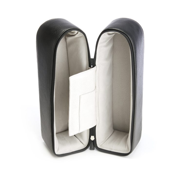 Double Wine Bottle Carrying Case black