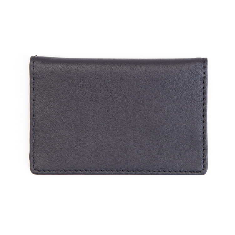 Compact ID Card Case Holder burgundy