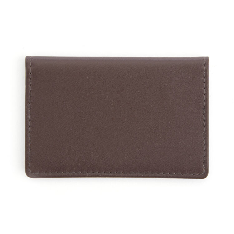 Compact ID Card Case Holder burgundy