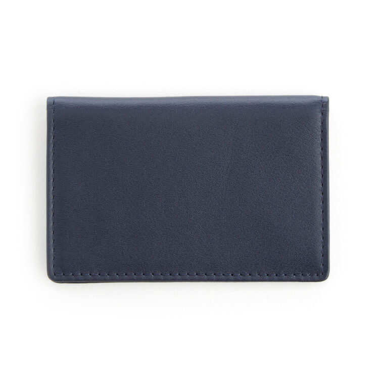 Compact ID Card Case Holder burgundy