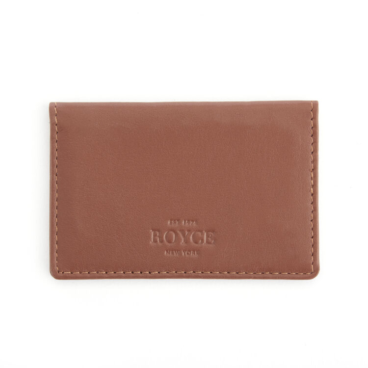 Compact ID Card Case Holder burgundy
