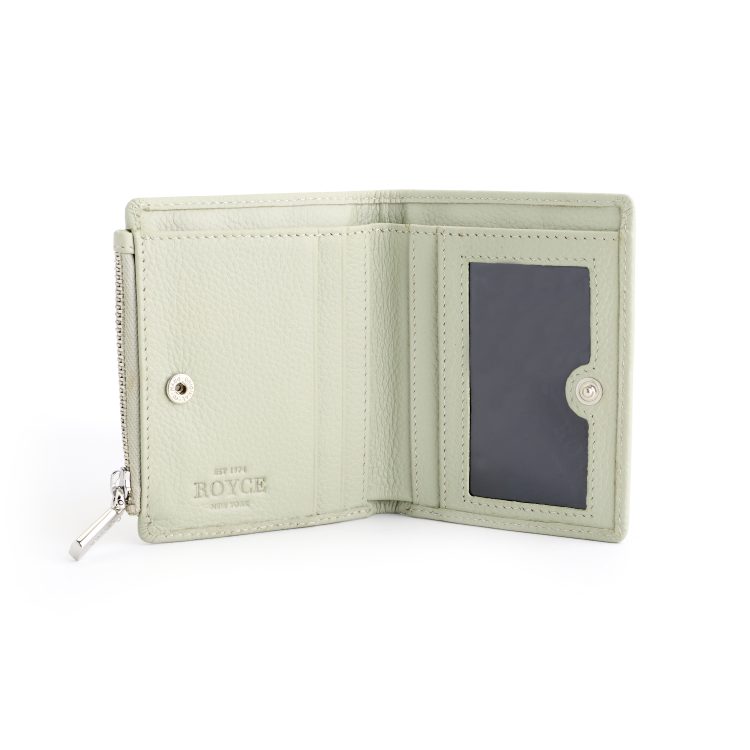 Compact Credit Card Wallet with RFID Blocking Technology sage
