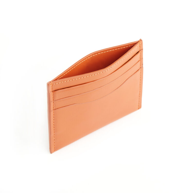 RFID Blocking Slim Card Holder Wallet taupe