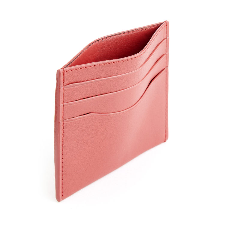 RFID Blocking Slim Card Holder Wallet taupe