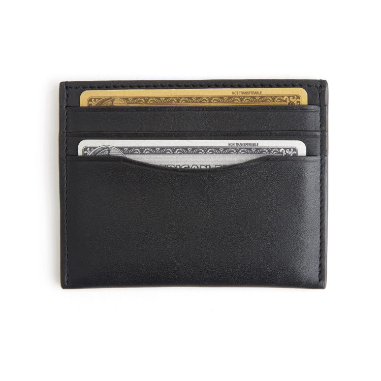 RFID Blocking Slim Card Holder Wallet taupe