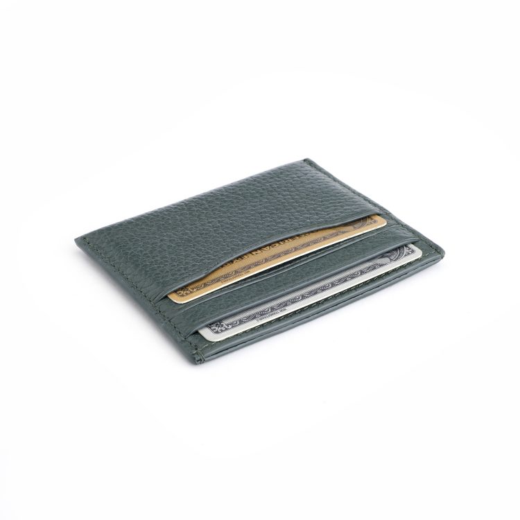 RFID Blocking Slim Card Holder Wallet taupe