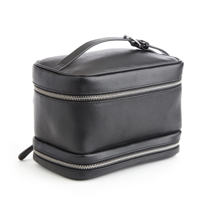 Large Travel Cosmetic Train Case black