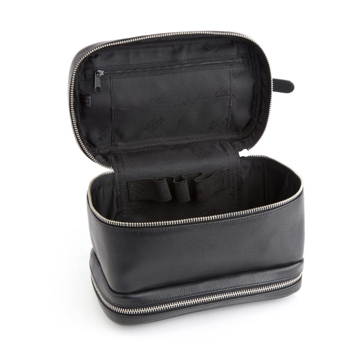 Large Travel Cosmetic Train Case black