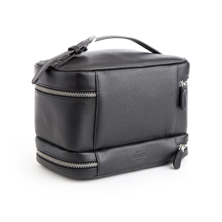 Large Travel Cosmetic Train Case black