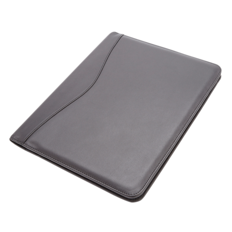 Suede Lined Executive Writing Portfolio burgundy