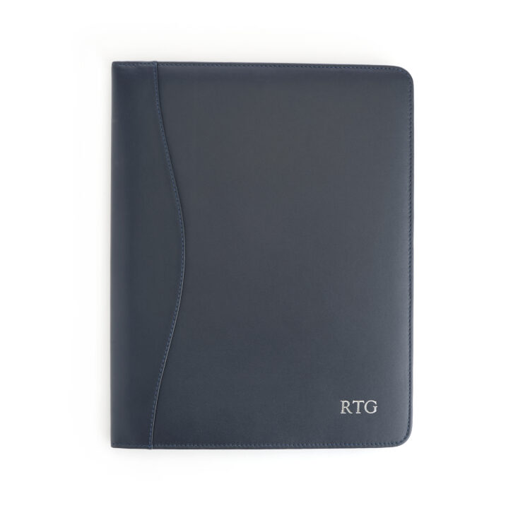 Suede Lined Executive Writing Portfolio burgundy