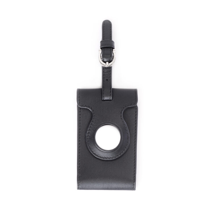 AirTag Luggage Tag ID Holder dark green