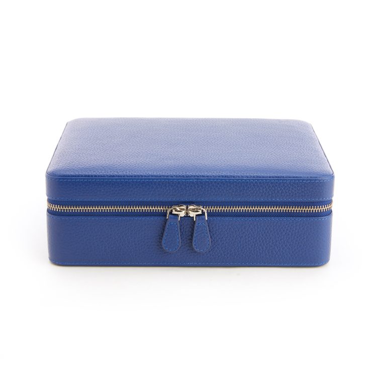 Large Suede Lined Jewelry Box with Mirror sage