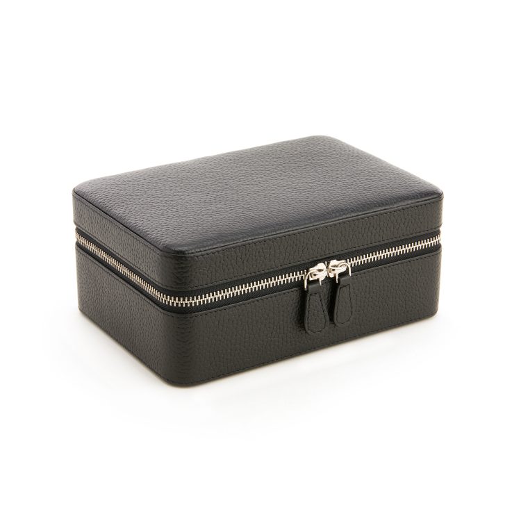 Suede Lined Travel Jewelry Box with Mirror sage