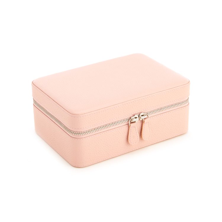 Suede Lined Travel Jewelry Box with Mirror sage