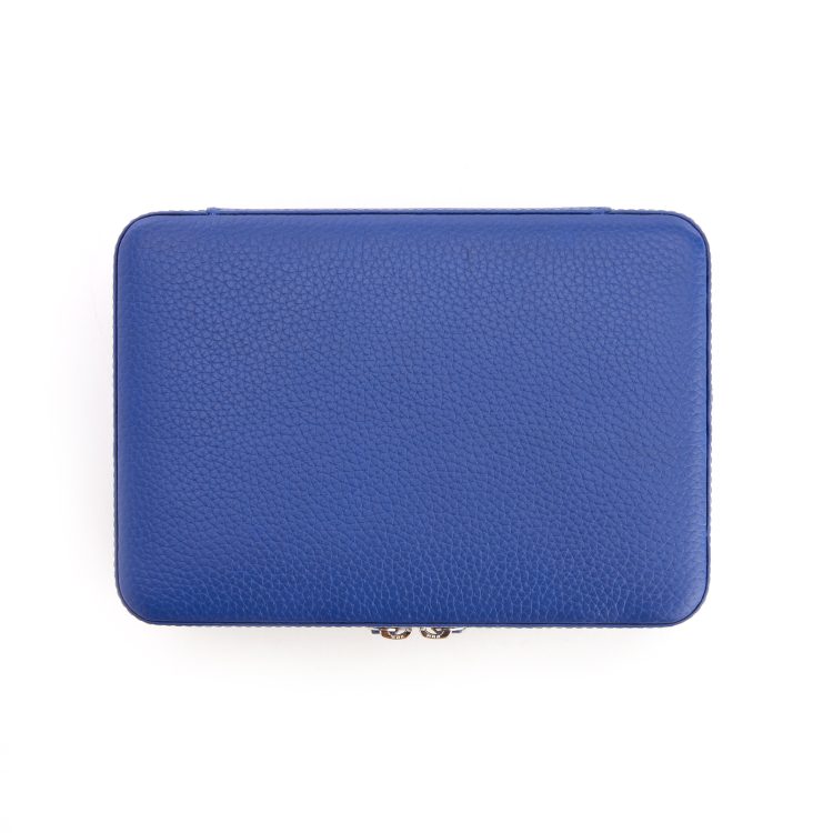 Suede Lined Travel Jewelry Box with Mirror sage