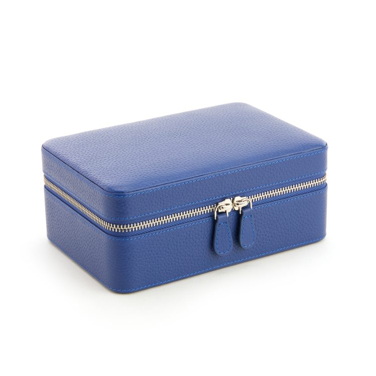 Suede Lined Travel Jewelry Box with Mirror sage