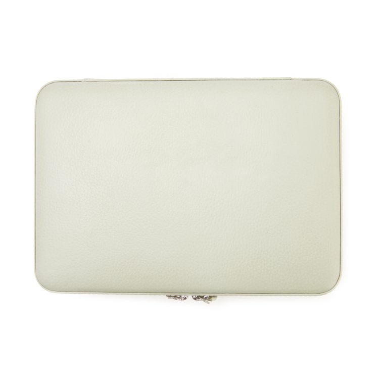 Suede Lined Travel Jewelry Box with Mirror sage