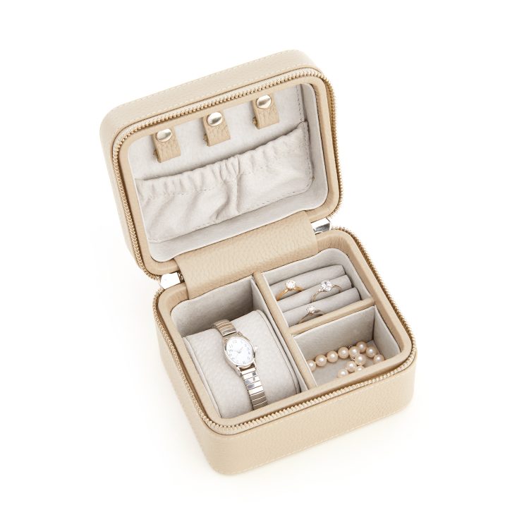Suede Lined Jewelry Box sage