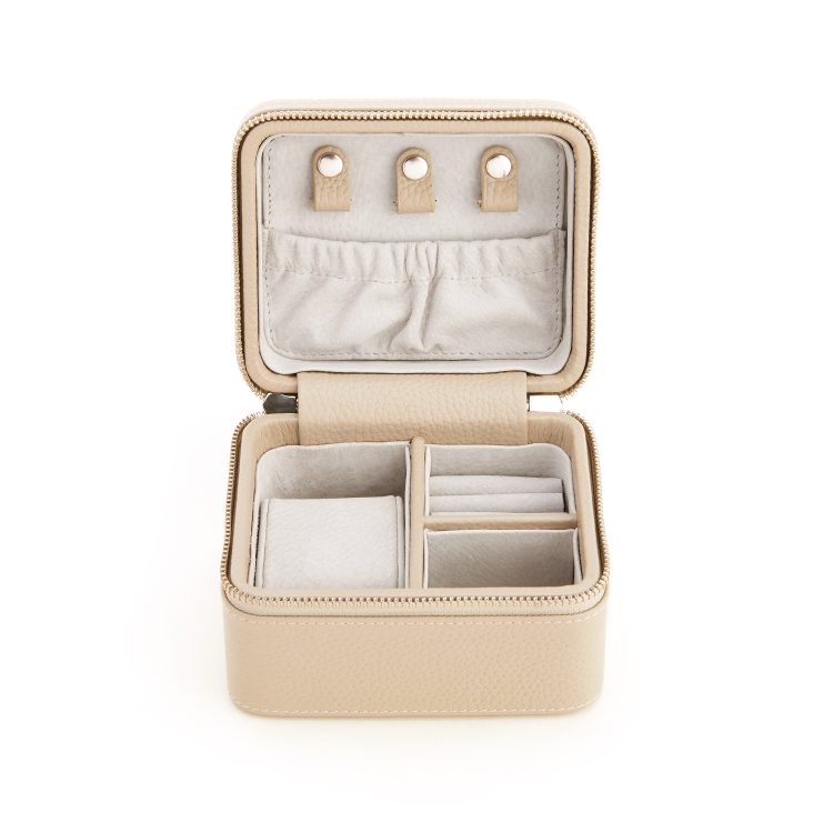 Suede Lined Jewelry Box sage