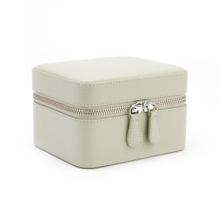 Suede Lined Jewelry Box sage