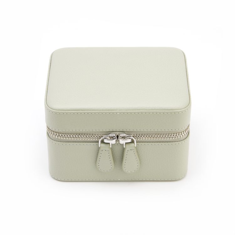 Suede Lined Jewelry Box sage
