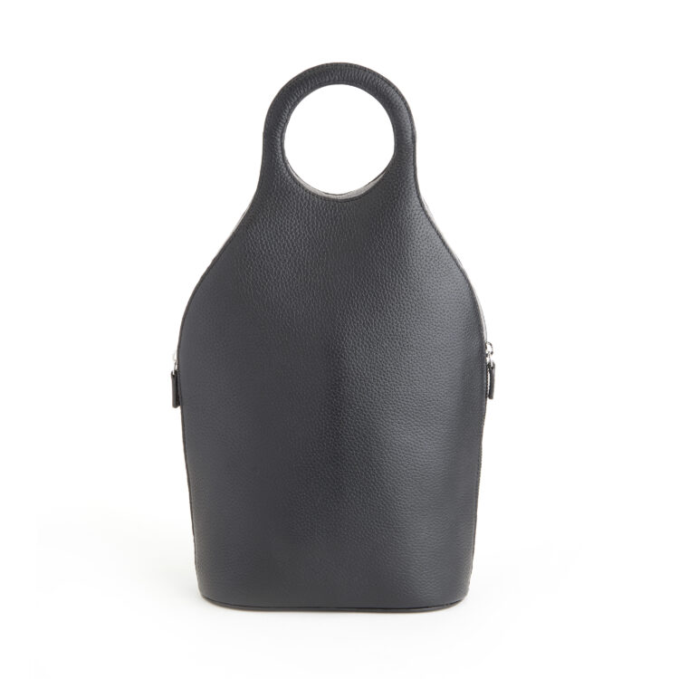 Double Wine Champagne Bottle Tote Bag blue