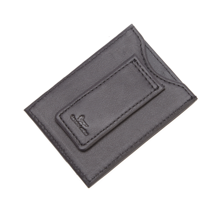 RFID Blocking Magnetic Money Clip Wallet black