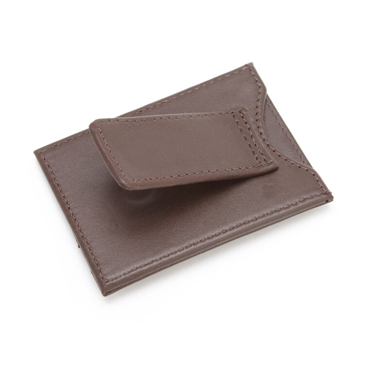 RFID Blocking Magnetic Money Clip Wallet black