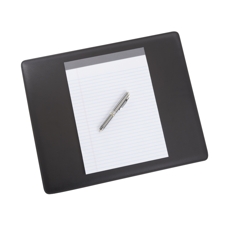 17" x 14" Desk Pad Blotter black 3 17" x 14" Desk Pad Blotter black