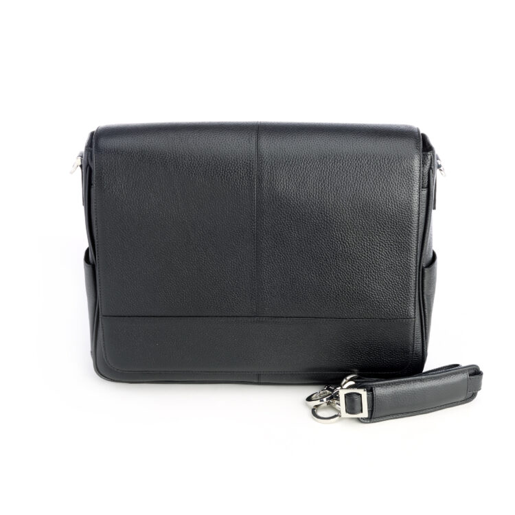 15" Laptop Messenger Brief Bag black