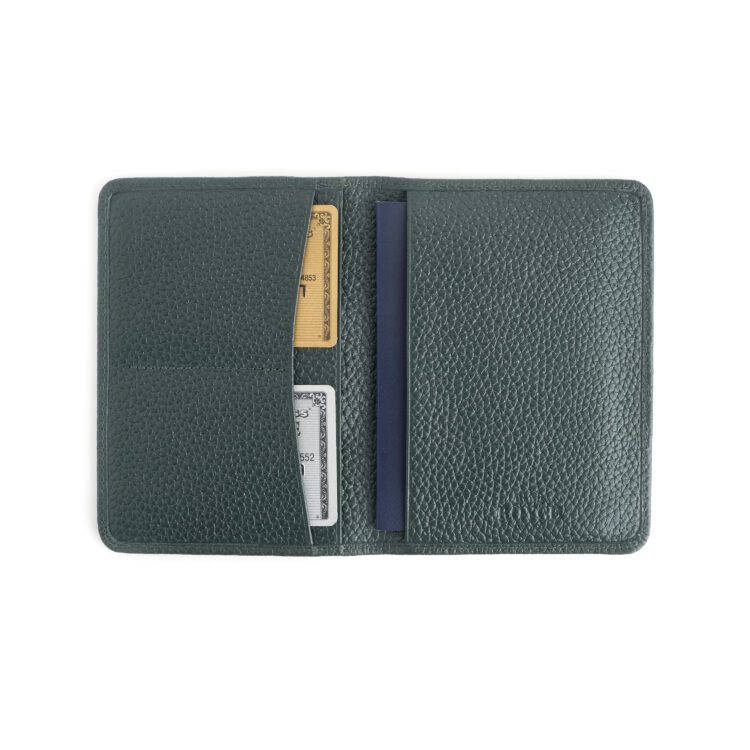 AirTag Holder Trackable Passport Travel Wallet with RFID Technology red