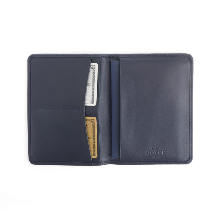 AirTag Holder Trackable Passport Travel Wallet with RFID Technology red