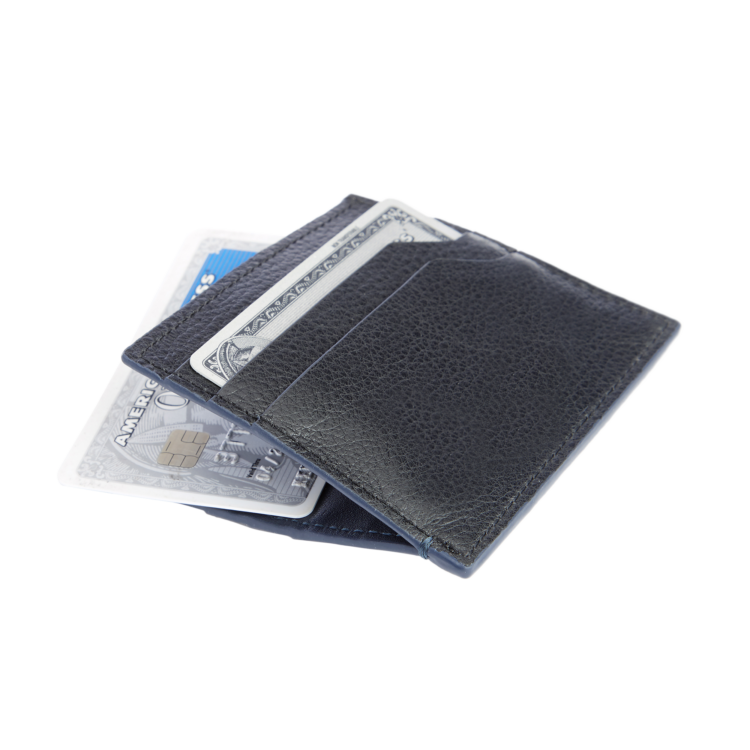 Credit Card Case Wallet black-blue 3 Credit Card Case Wallet black-blue