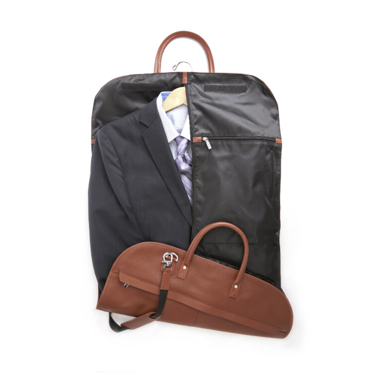 Garment Bag Suitcase tan