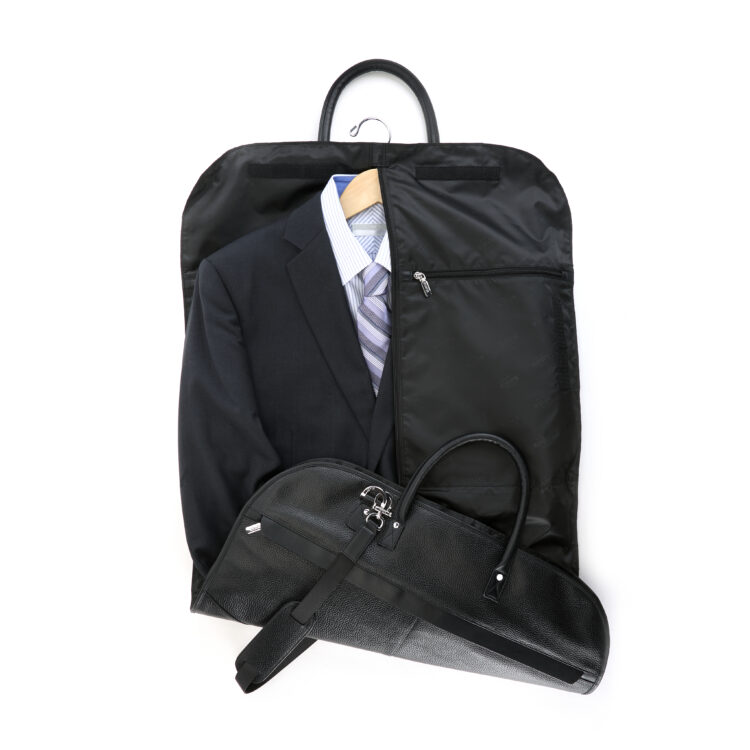 Garment Bag Suitcase tan