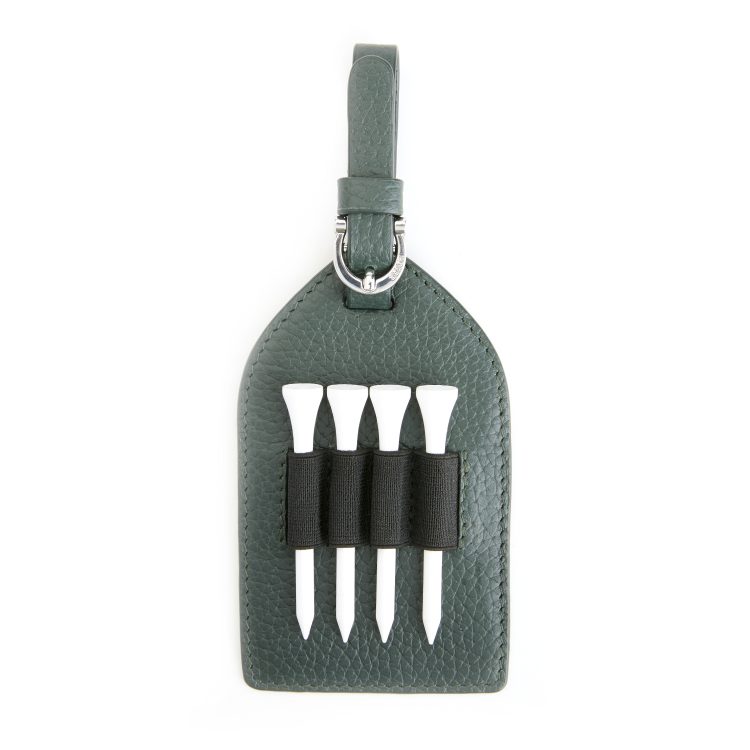 Golf Tee Holder Bag Tag black