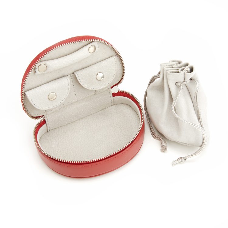 Compact Jewelry Case tan