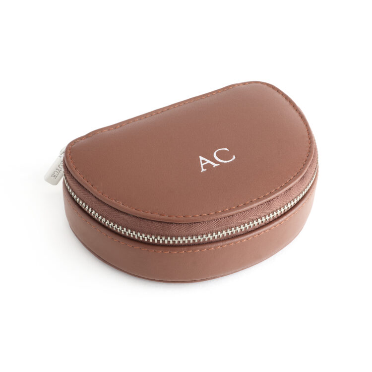 Compact Jewelry Case tan