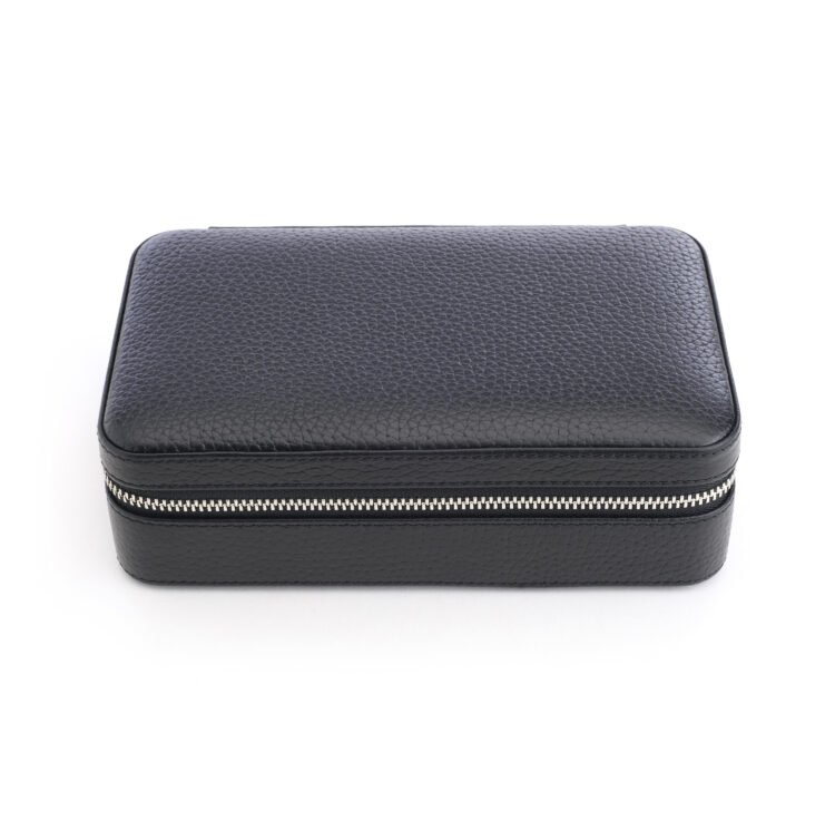 Suede Lined Travel Jewelry Box taupe