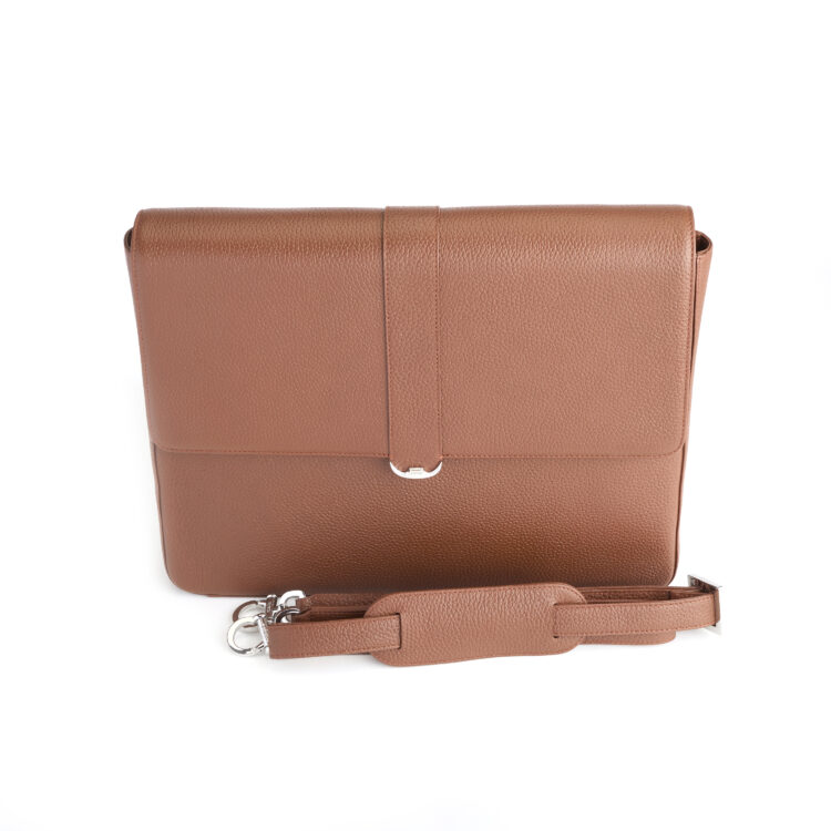 Slim Executive 13" Laptop Briefcase tan