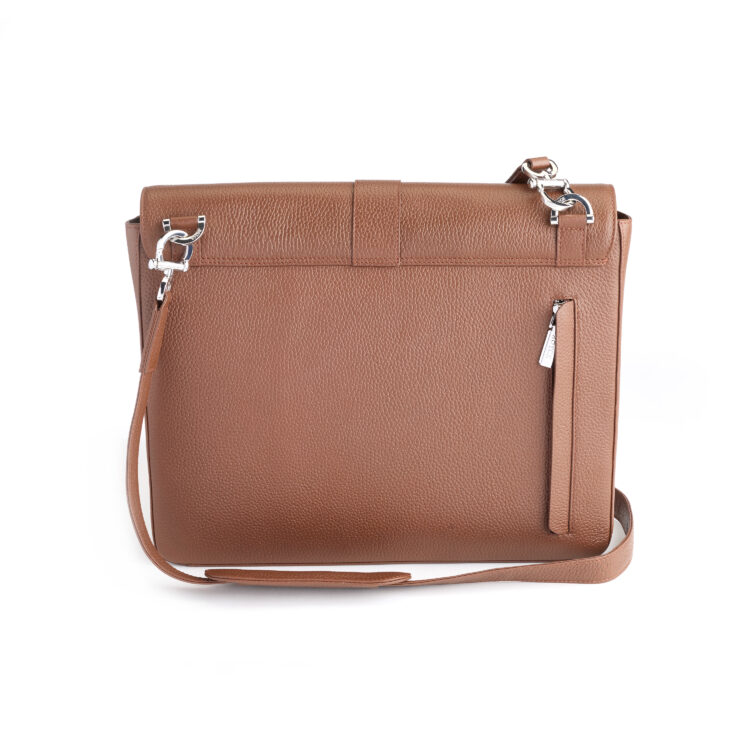 Slim Executive 13" Laptop Briefcase tan